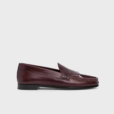 Pierre Hardy MOCASSIN ETHAN, cuir de veau bordeaux