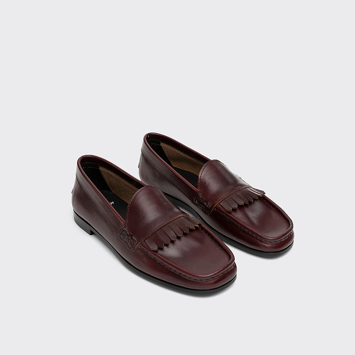 Pierre Hardy MOCASSIN ETHAN, cuir de veau bordeaux, vue 5
