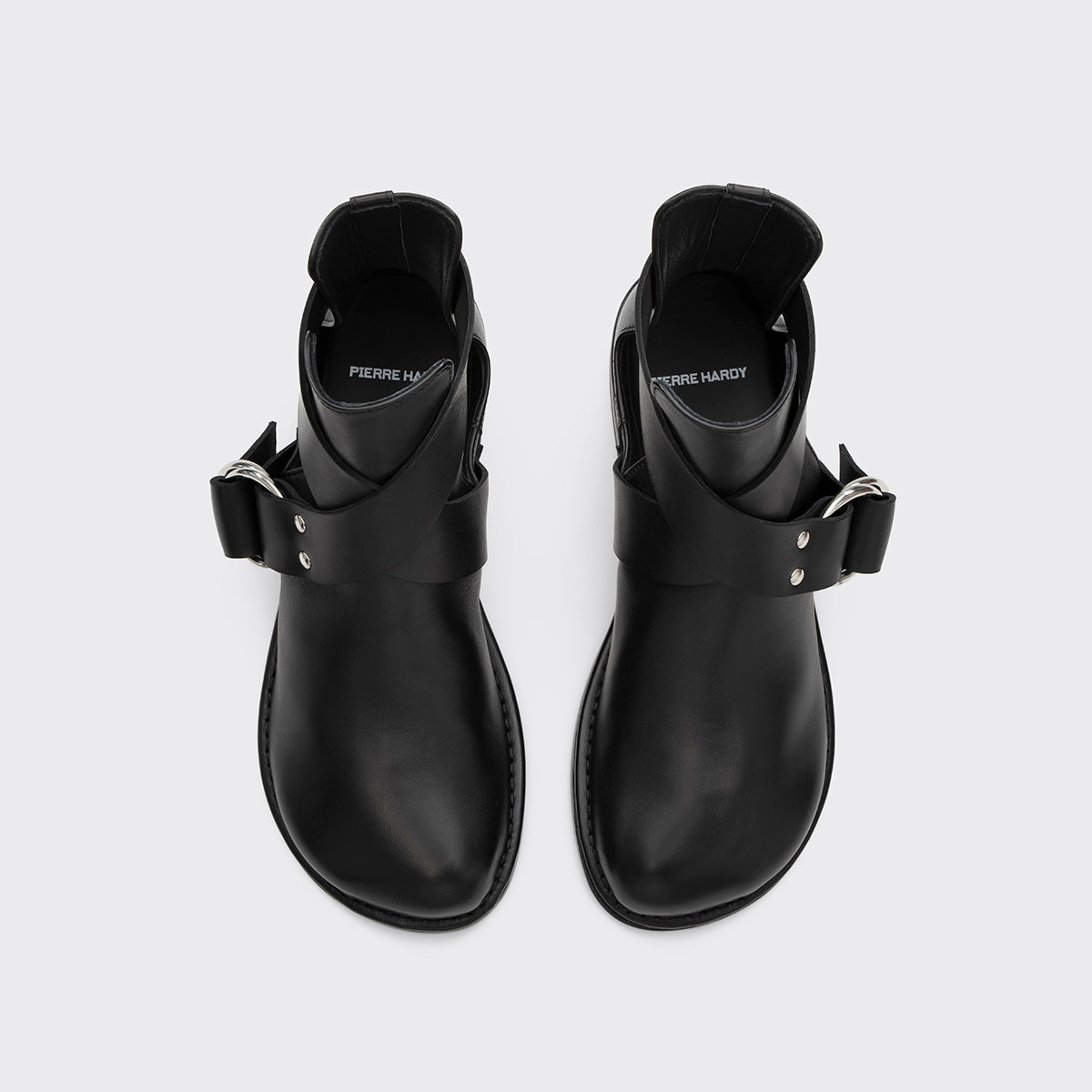 Pierre Hardy BOTTINES FRANCES, cuir de veau noir, vue 2