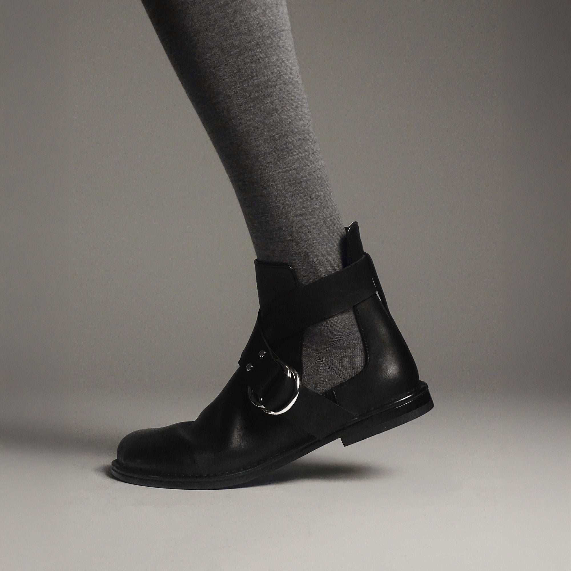 Pierre Hardy BOTTINES FRANCES, cuir de veau noir, vue 8