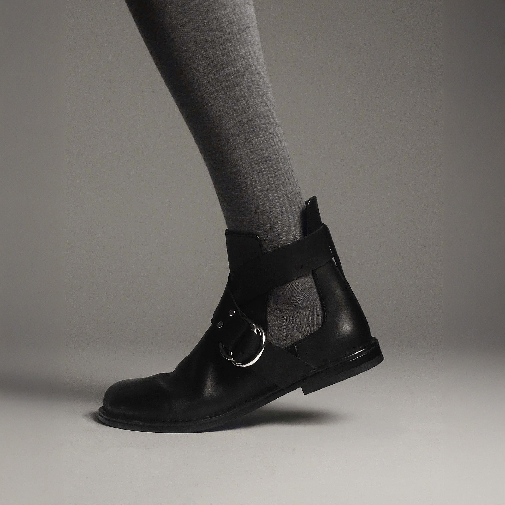 Pierre Hardy BOTTINES FRANCES, cuir de veau noir, vue 8