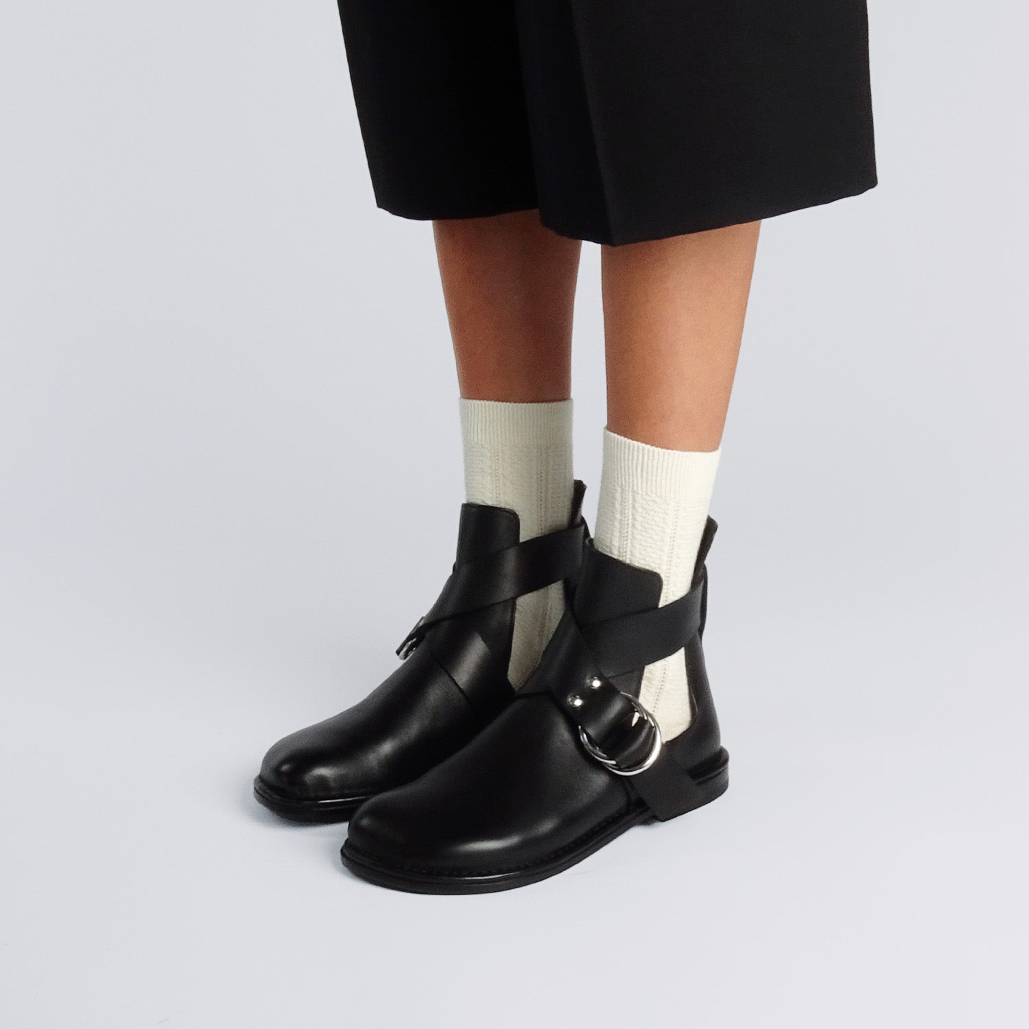 Pierre Hardy BOTTINES FRANCES, cuir de veau noir, vue 4