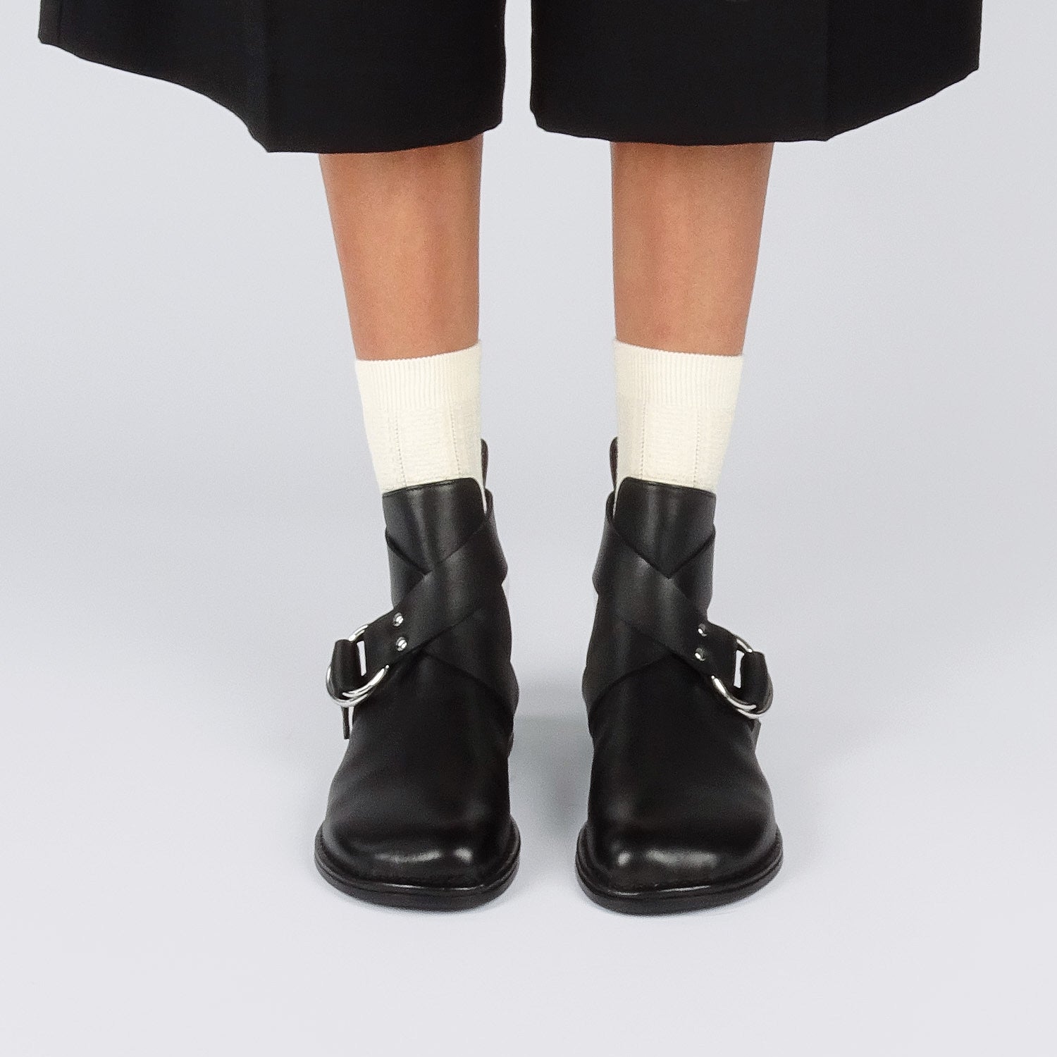 Pierre Hardy BOTTINES FRANCES, cuir de veau noir, vue 3