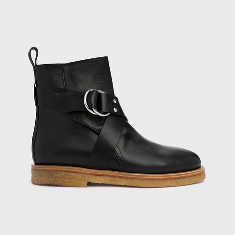 Pierre Hardy BOTTINES DAKOTA, cuir de veau noir