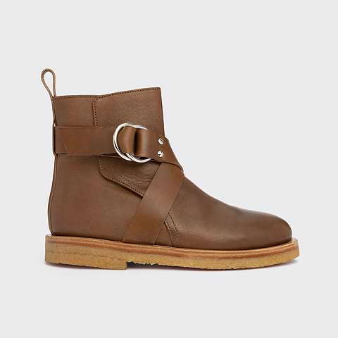Pierre Hardy BOTTINES DAKOTA, cuir de veau marron clair