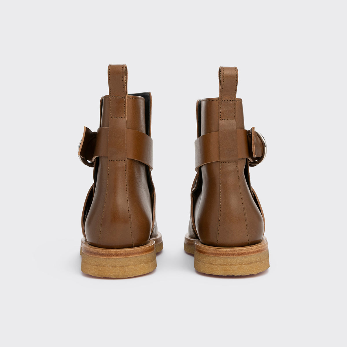 Pierre Hardy DAKOTA BOOTS, light brown calfskin, vue 7