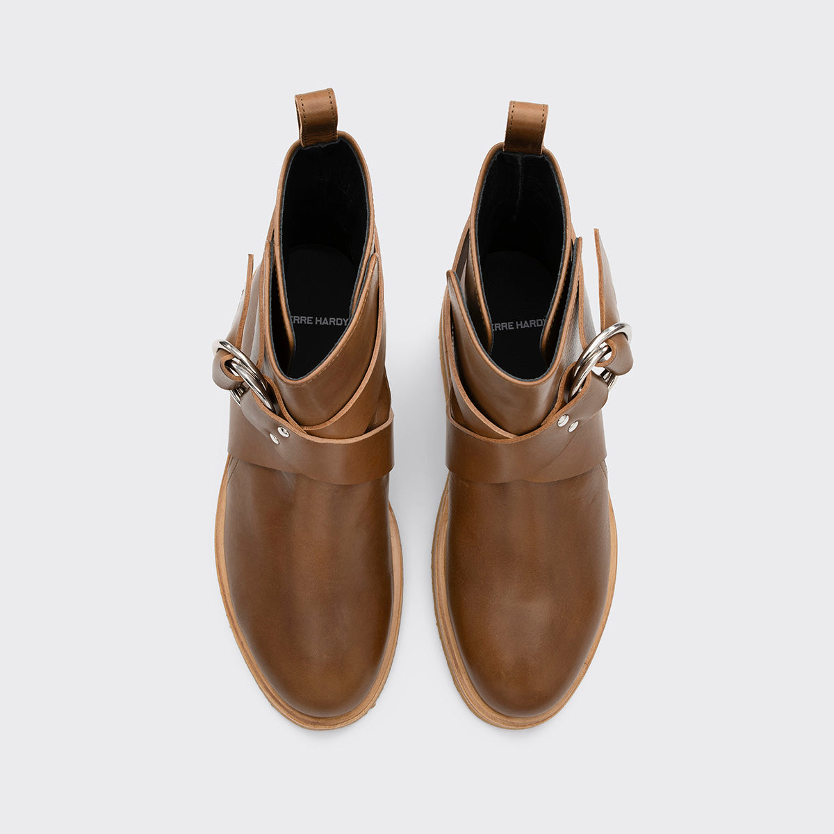 Pierre Hardy DAKOTA BOOTS, light brown calfskin, vue 2