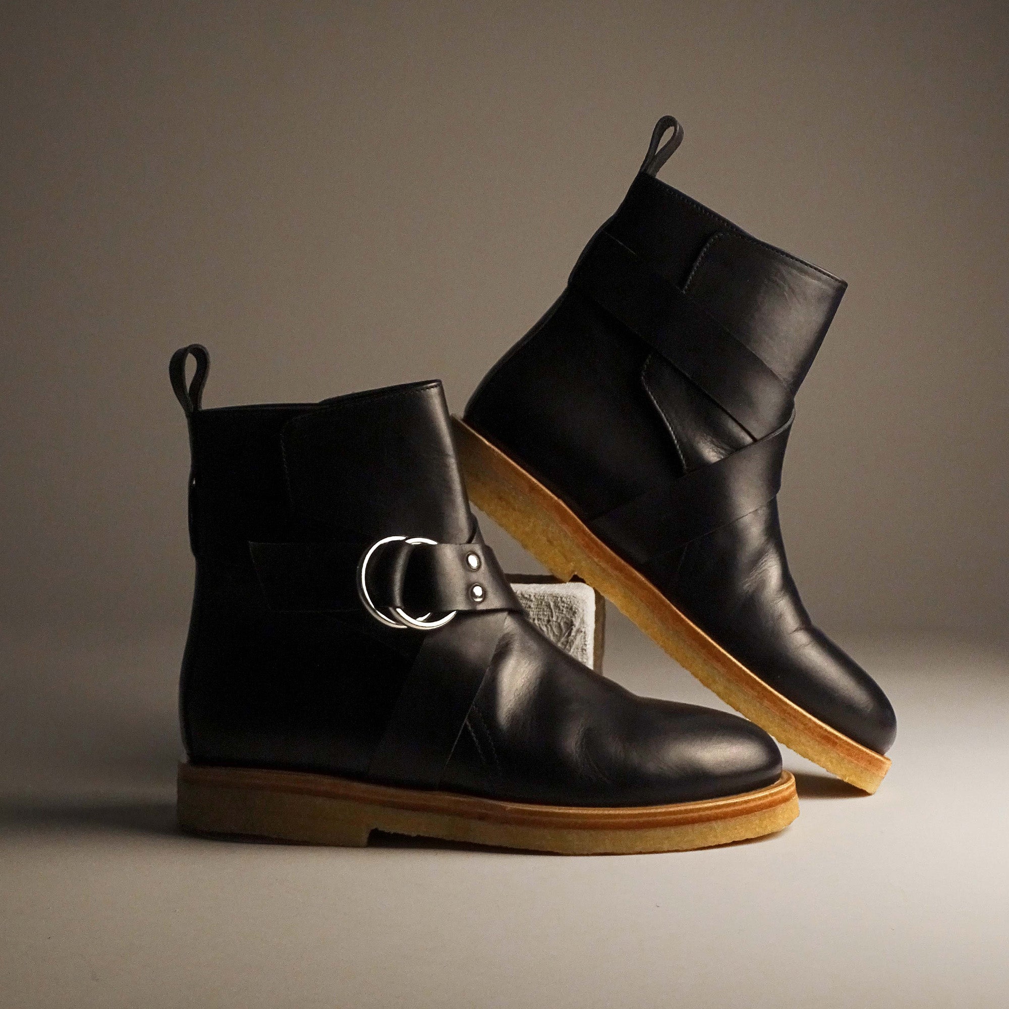 Pierre Hardy BOTTINES DAKOTA, cuir de veau noir, vue 6