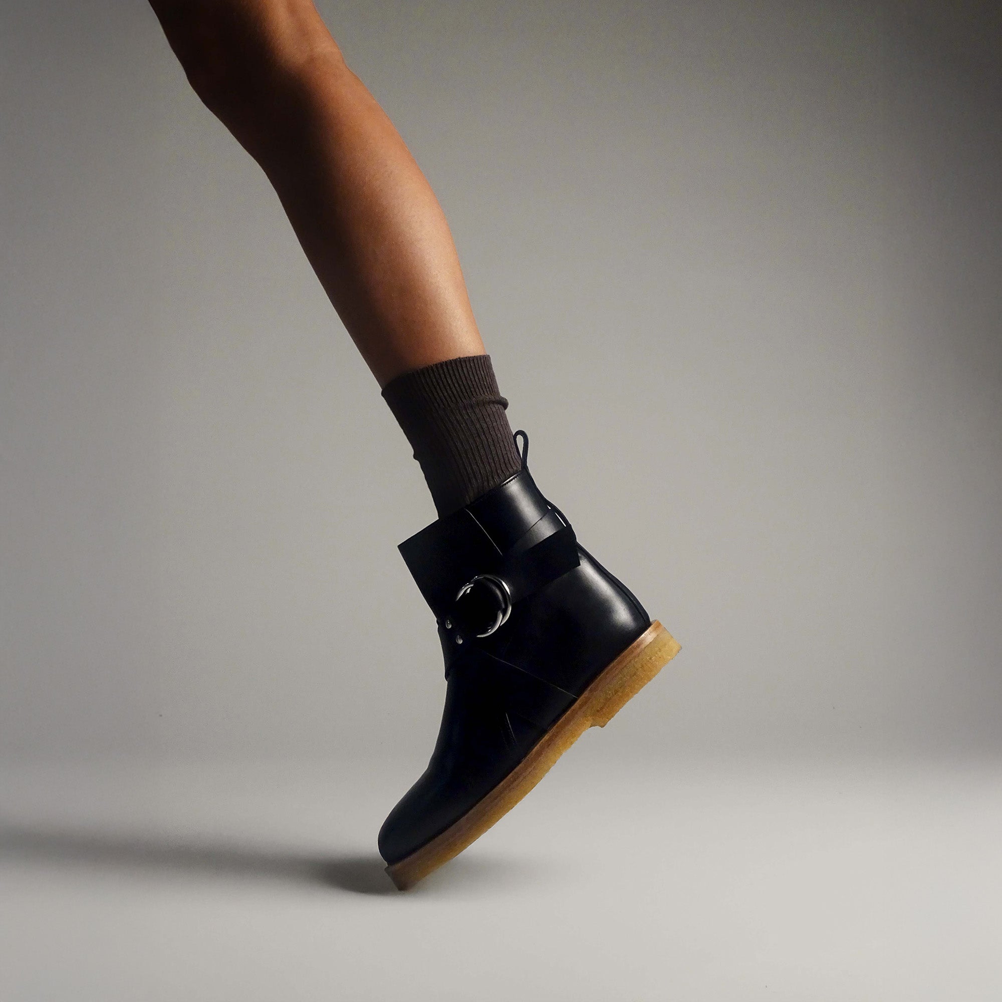 Pierre Hardy BOTTINES DAKOTA, cuir de veau noir, vue 7