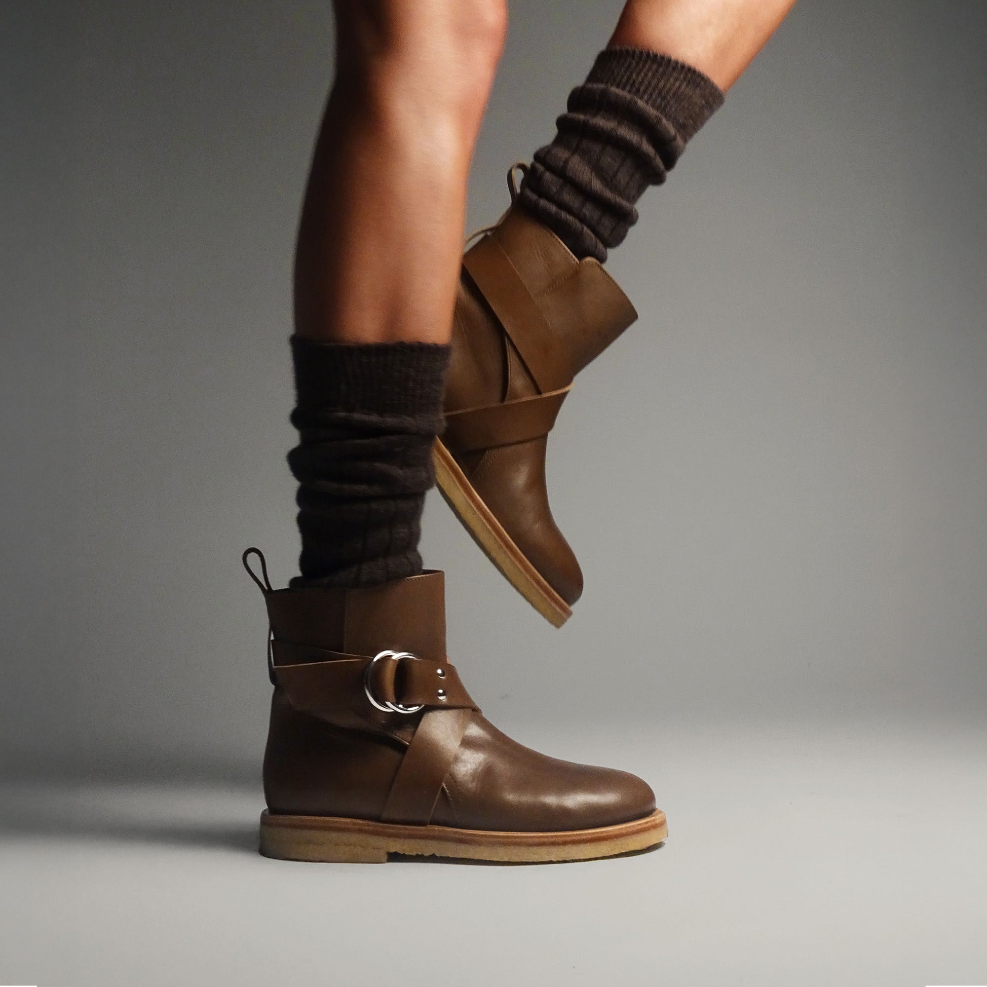 Pierre Hardy DAKOTA BOOTS, light brown calfskin, vue 8