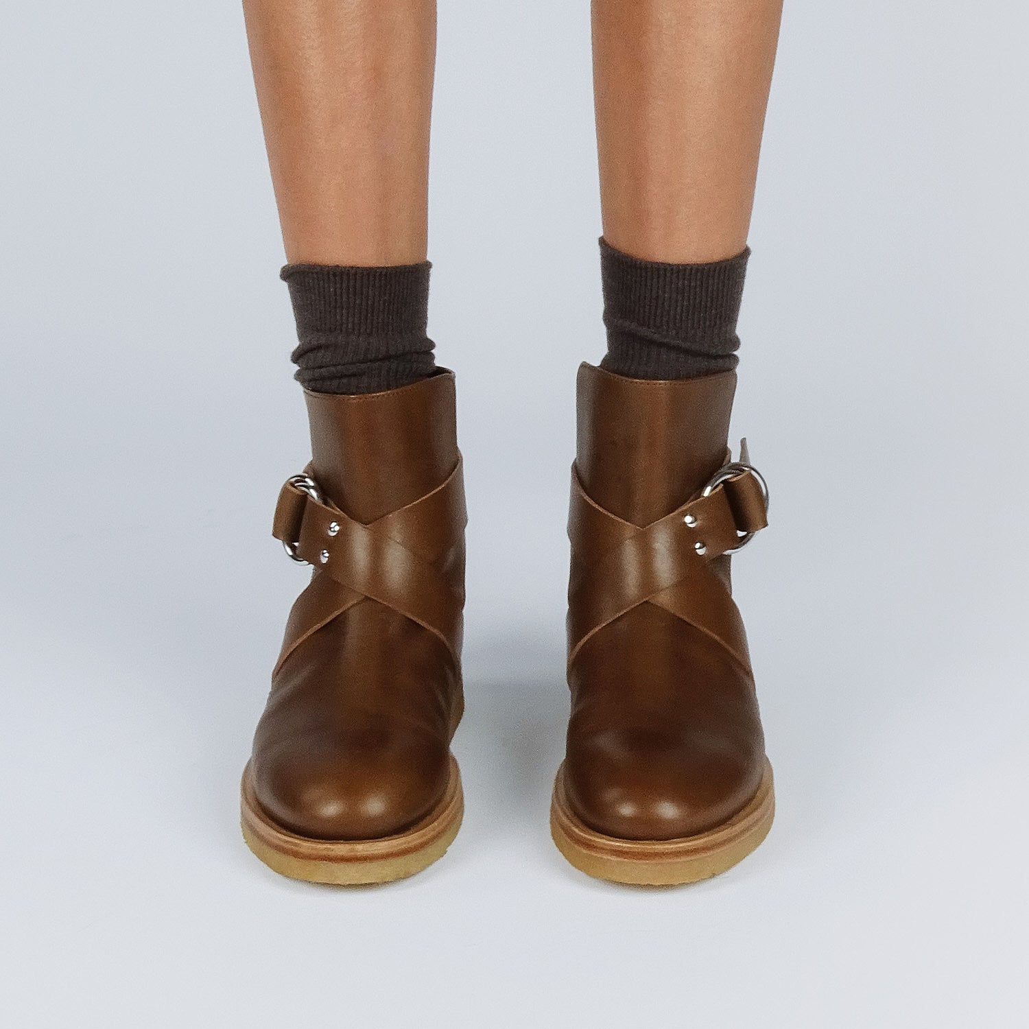 Pierre Hardy DAKOTA BOOTS, light brown calfskin, vue 3