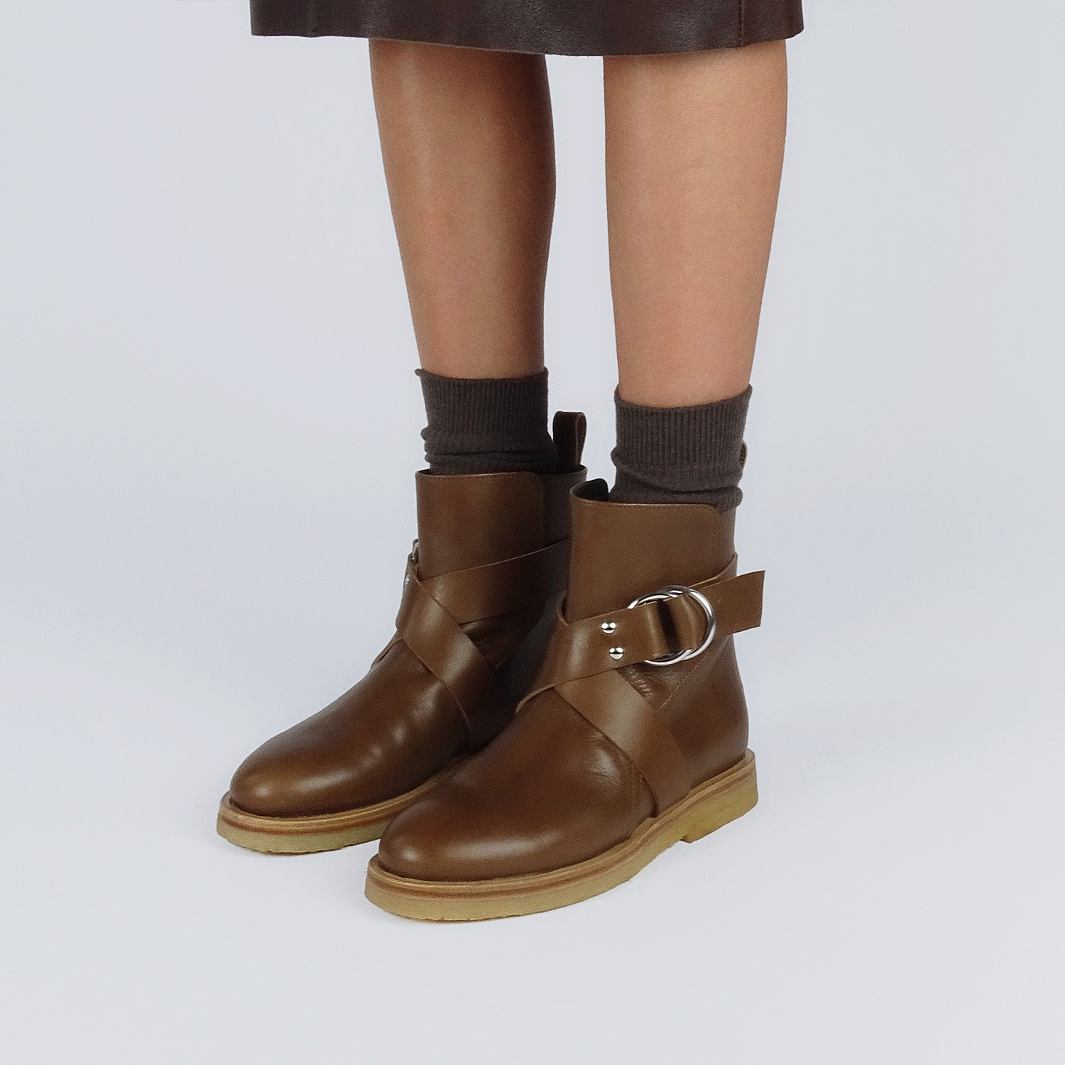 Pierre Hardy DAKOTA BOOTS, light brown calfskin, vue 4
