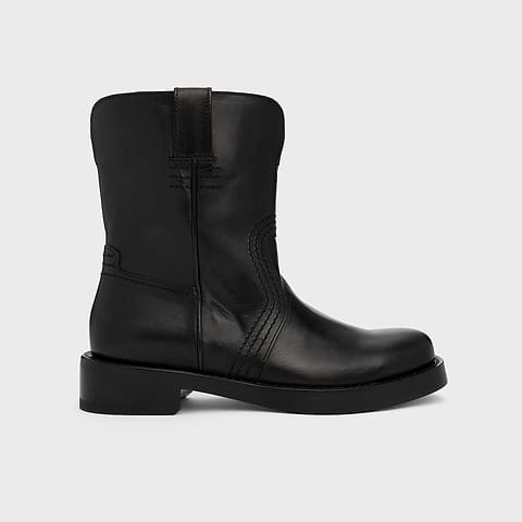 Pierre Hardy BOTTINES UMA, cuir de veau noir