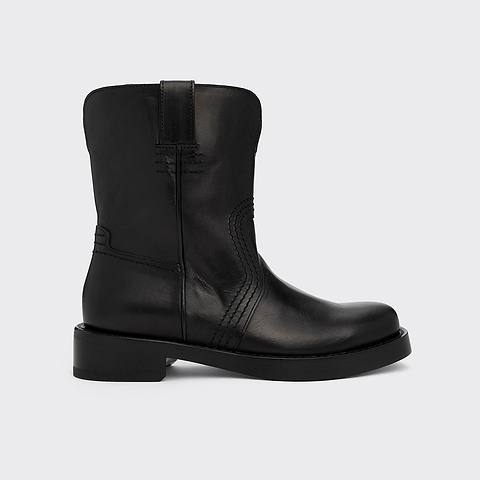 Pierre Hardy BOTTINES UMA, cuir de veau noir