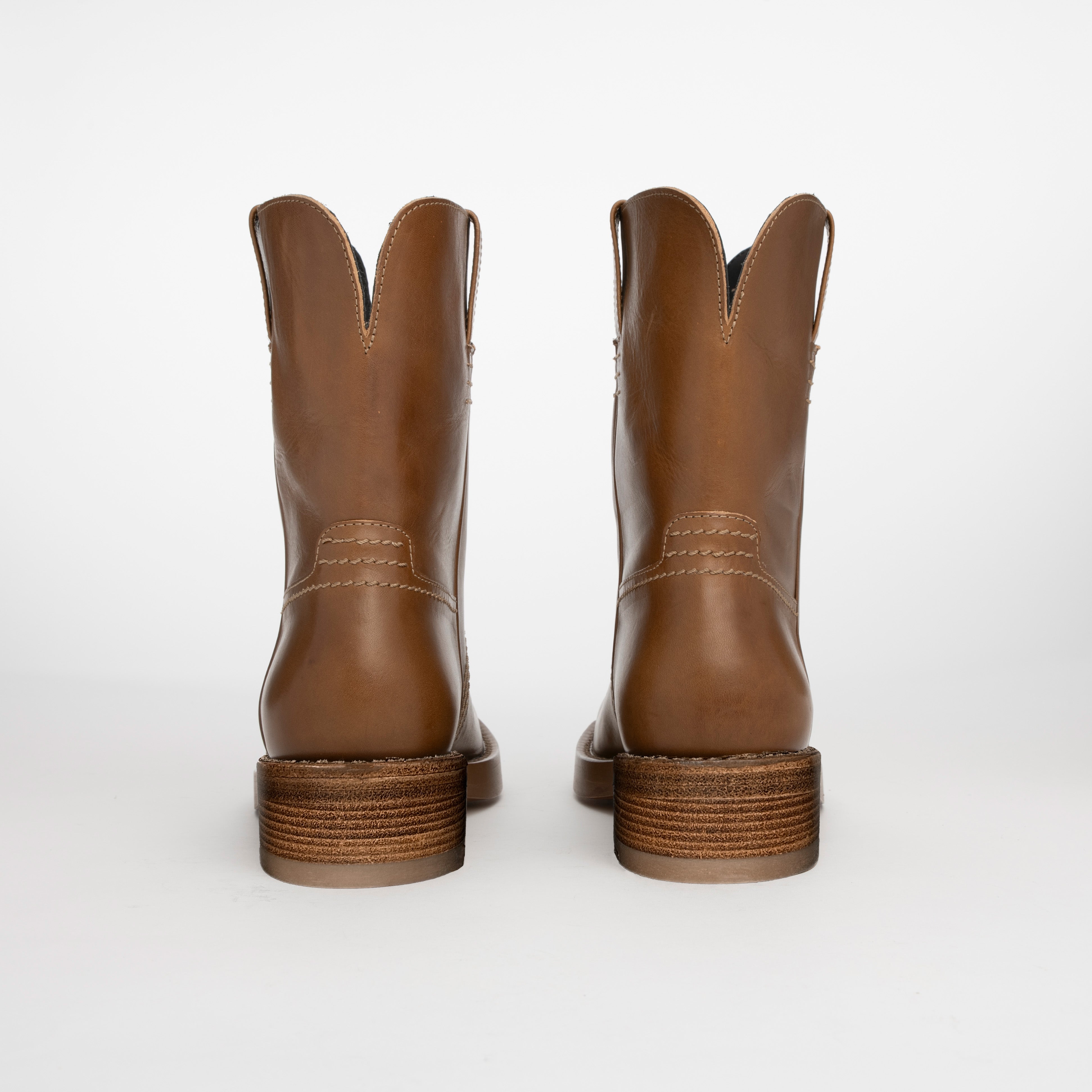 Pierre Hardy BOTTINES UMA, cuir de veau marron clair, vue 5