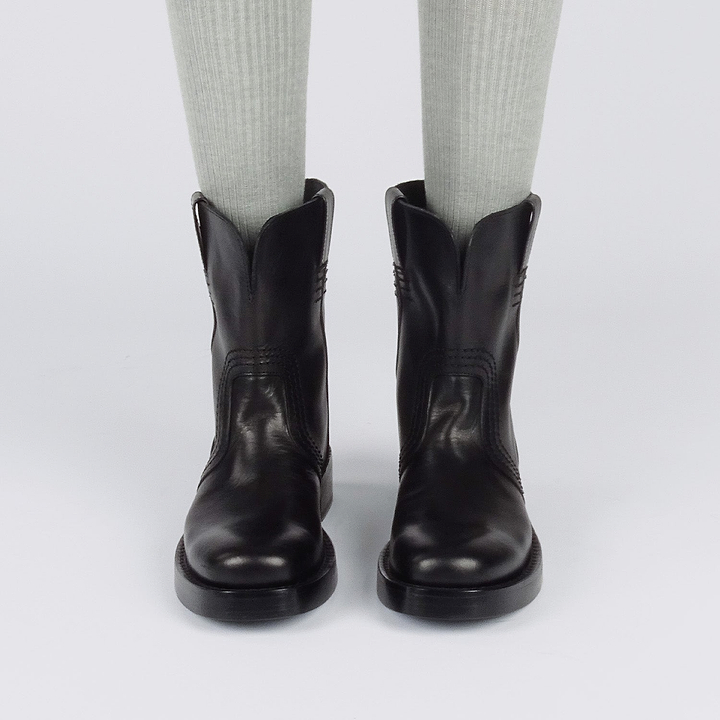 Pierre Hardy BOTTINES UMA, cuir de veau noir, vue 3