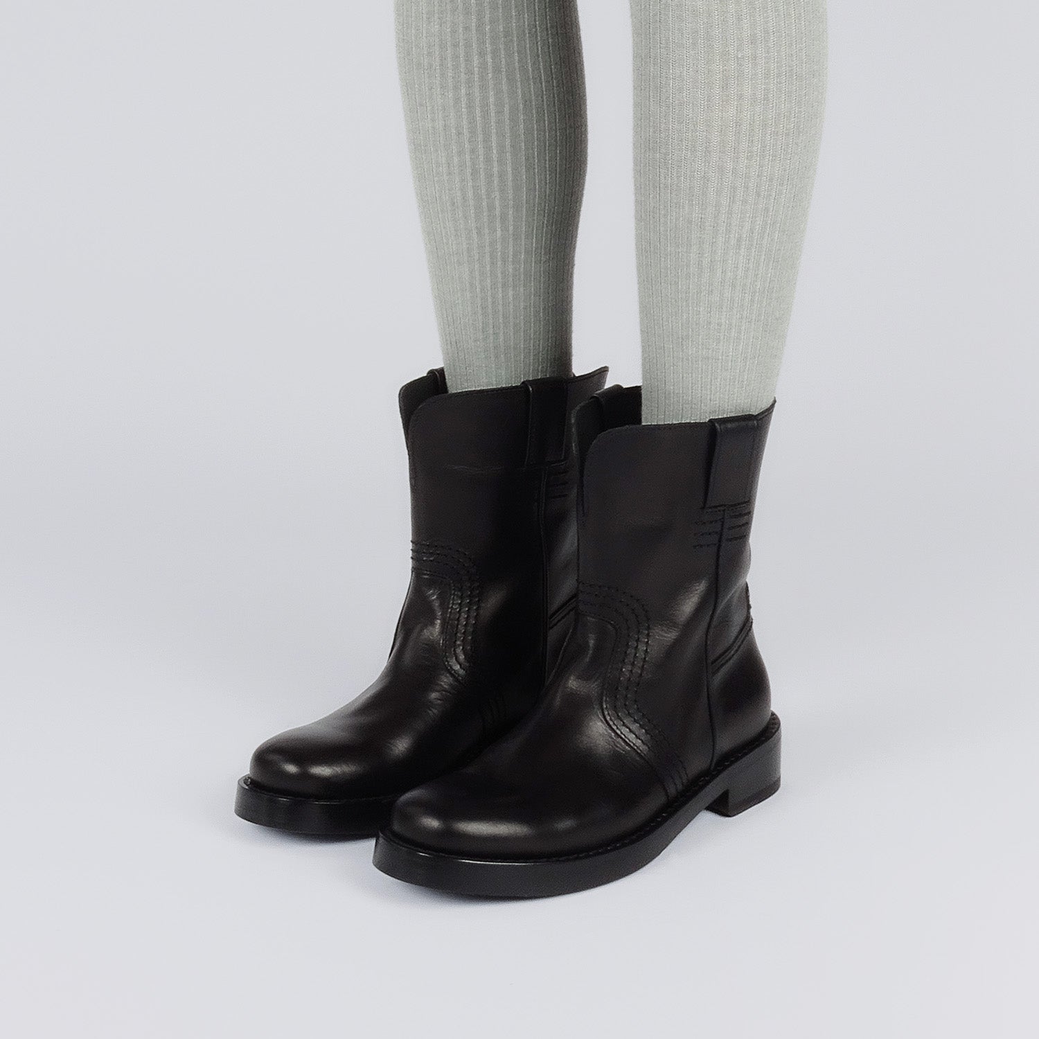 Pierre Hardy BOTTINES UMA, cuir de veau noir, vue 4