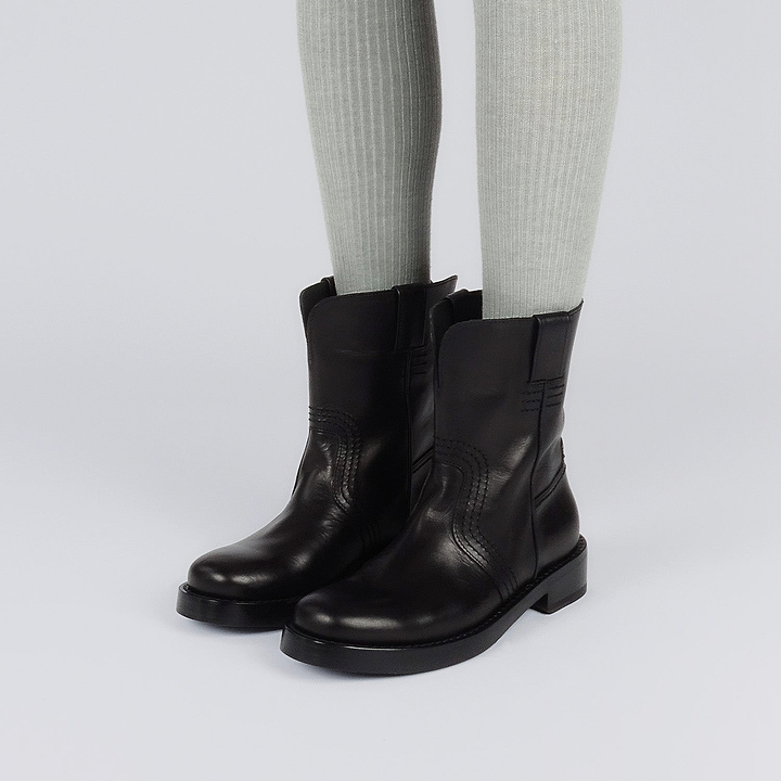 Pierre Hardy BOTTINES UMA, cuir de veau noir, vue 4