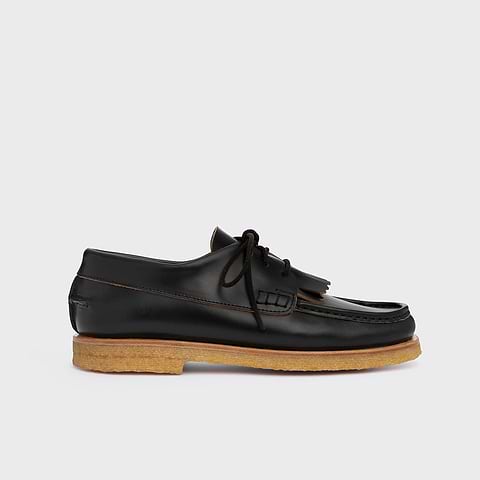 Pierre Hardy DERBY MATT, cuir de veau noir