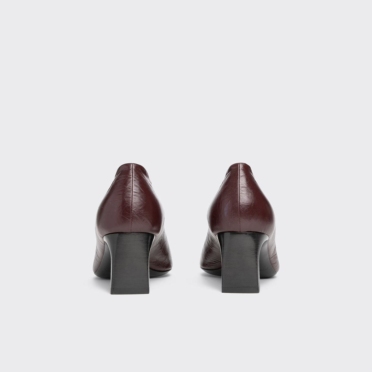 Pierre Hardy ESCARPIN KAREN, cuir de veau craquelé bordeaux, vue 7
