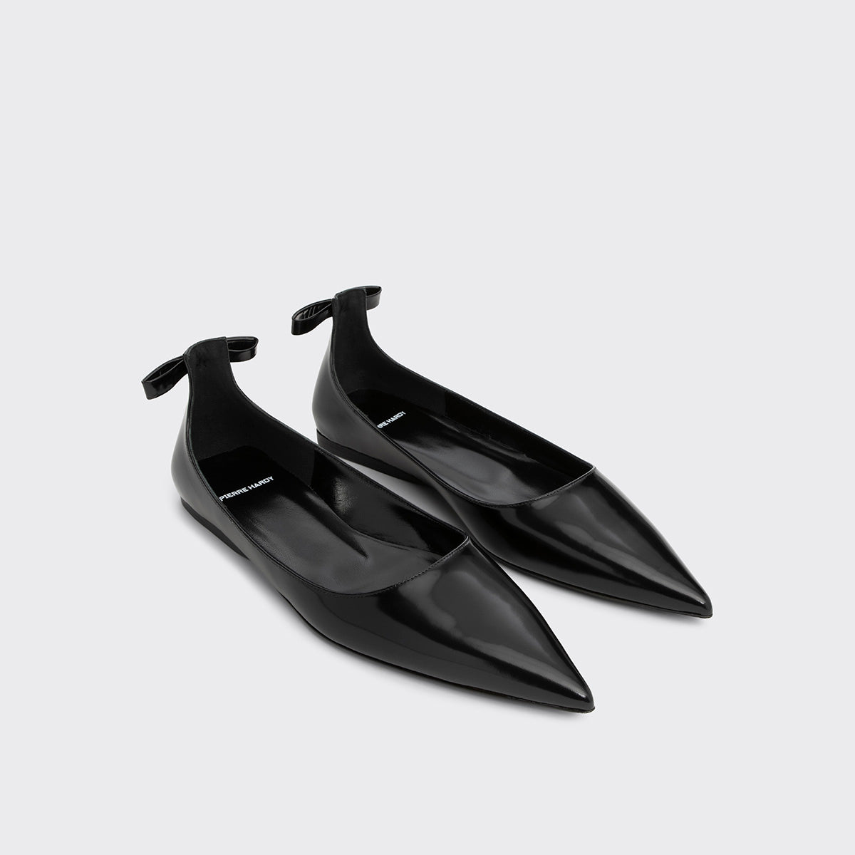 Pierre Hardy BALLERINE CLÉO, cuir d'agneau glacé noir, vue 7