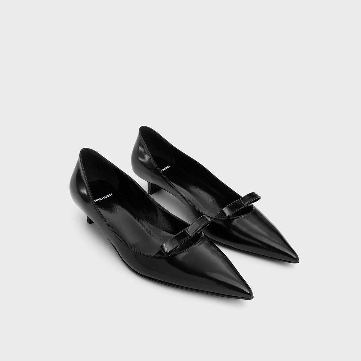 Pierre Hardy ESCARPIN DELPHINE, cuir d'agneau glacé noir, vue 6