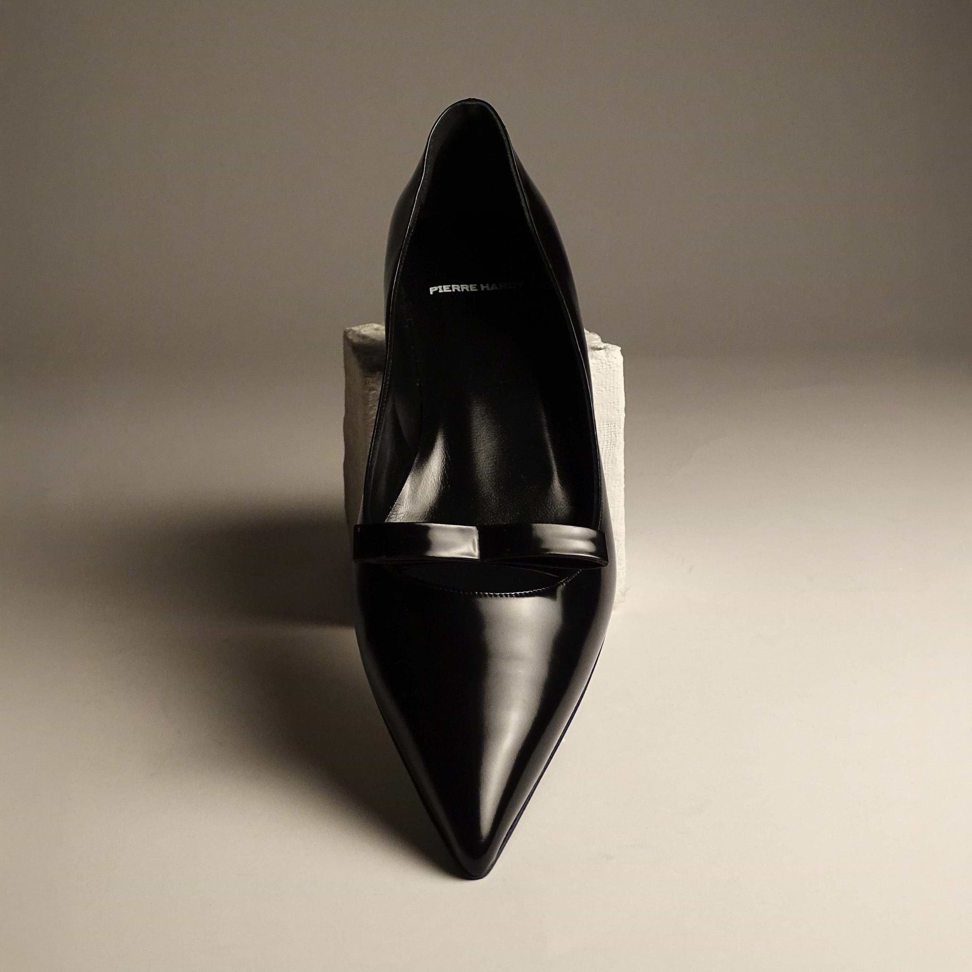 Pierre Hardy ESCARPIN DELPHINE, cuir d'agneau glacé noir, vue 8