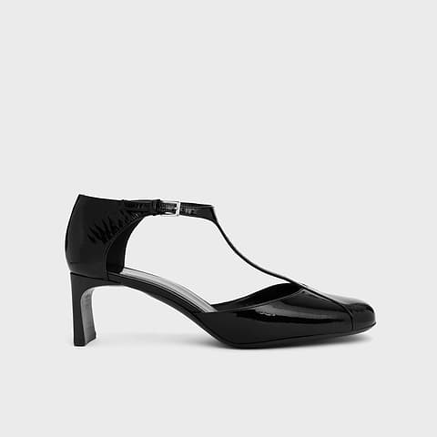 Pierre Hardy ESCARPIN SYLVIA, cuir de chevreau verni noir