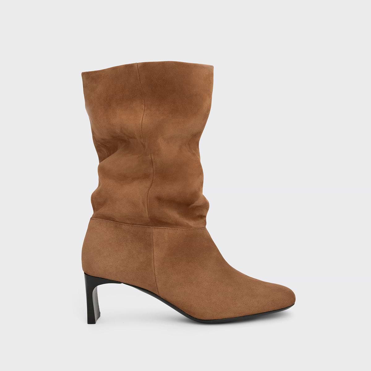 Pierre Hardy BOTTES JOELLE, cuir de chevreau havane