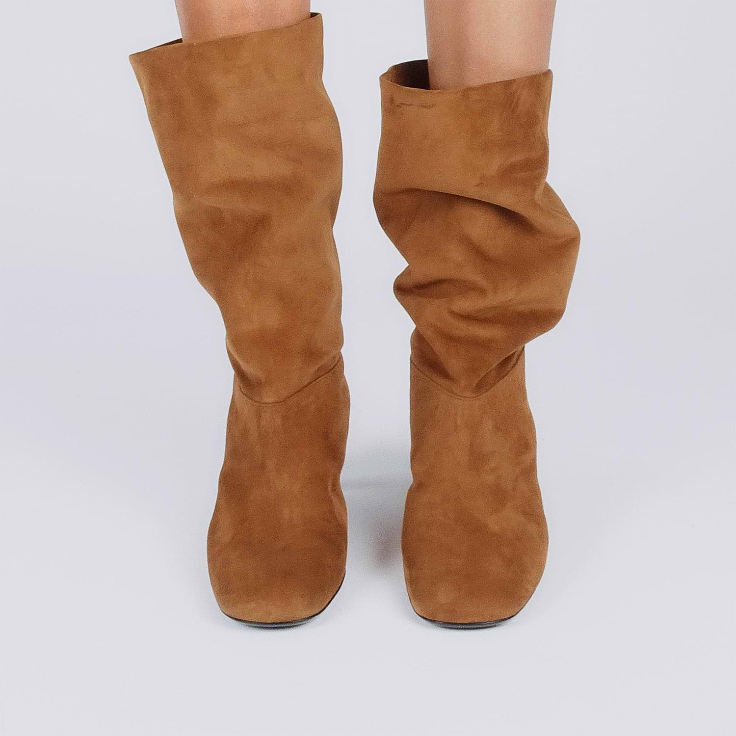 Pierre Hardy BOTTES JOELLE, cuir de chevreau havane, vue 4