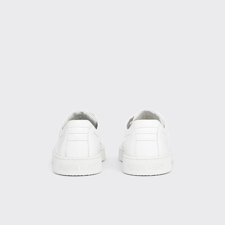 Pierre Hardy BASKETS ALPHA - FEMME, cuir de veau blanc, vue 4