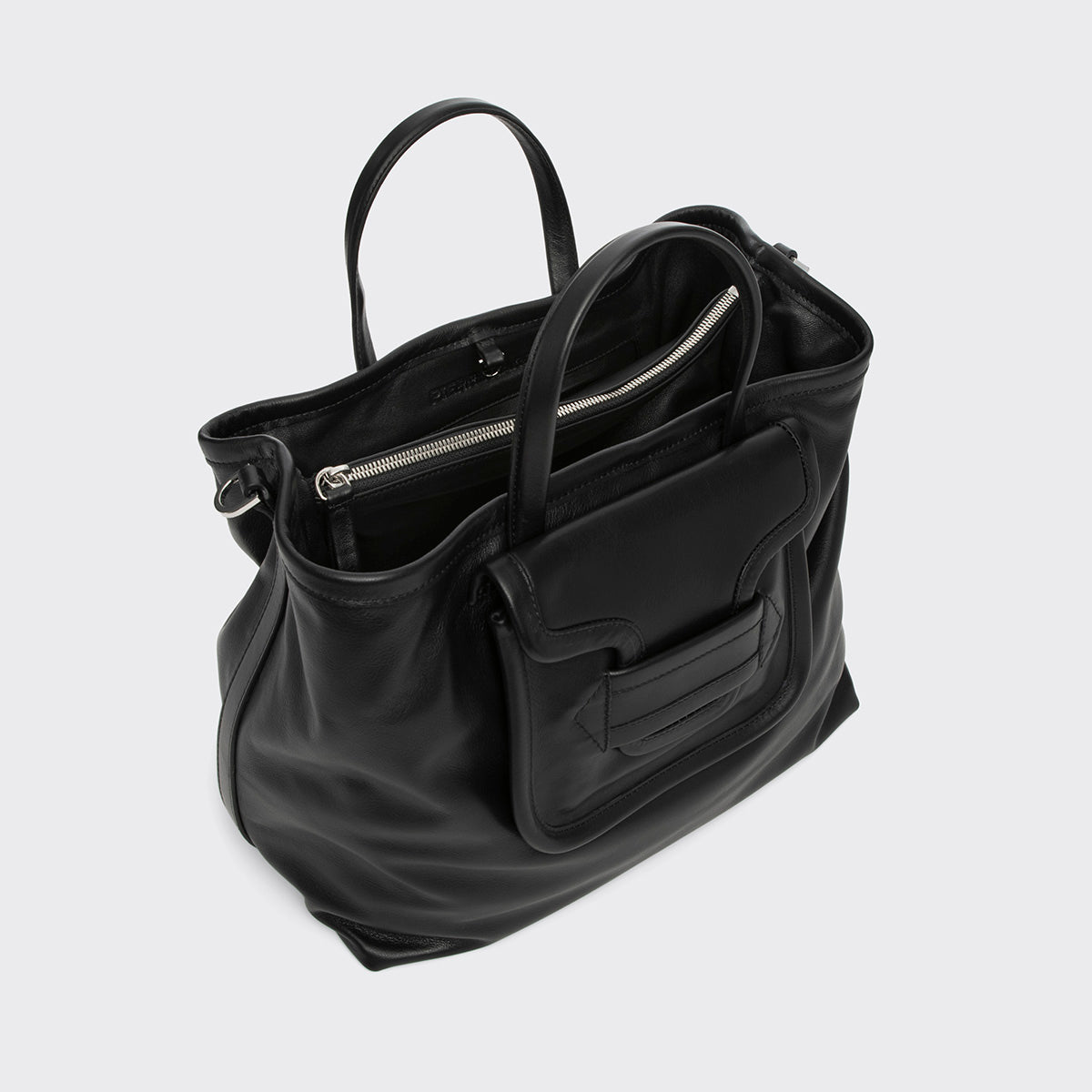 Pierre Hardy SAC TOTE ALPHA DAY, cuir de veau noir, vue 5