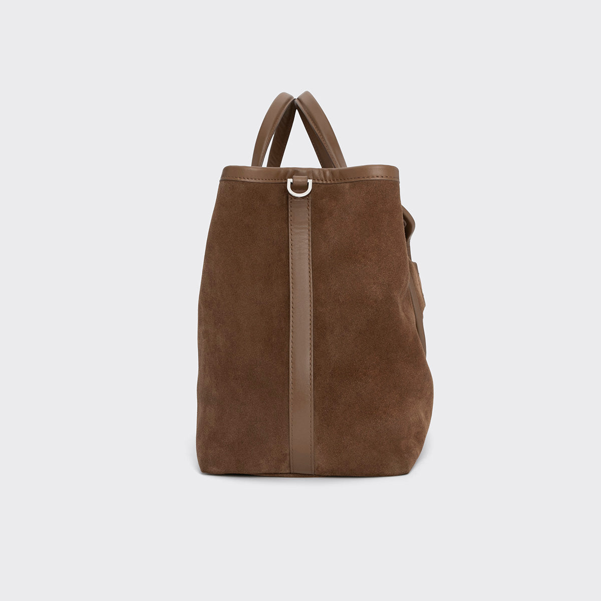 Pierre Hardy SAC TOTE ALPHA DAY, cuir de veau velours marron clair et cuir de veau camel, vue 4