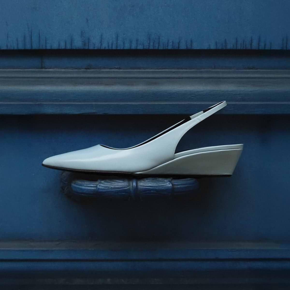Pierre Hardy ESCARPIN SLINGBACK AMBER, cuir d'agneau bleu ciel, vue 4