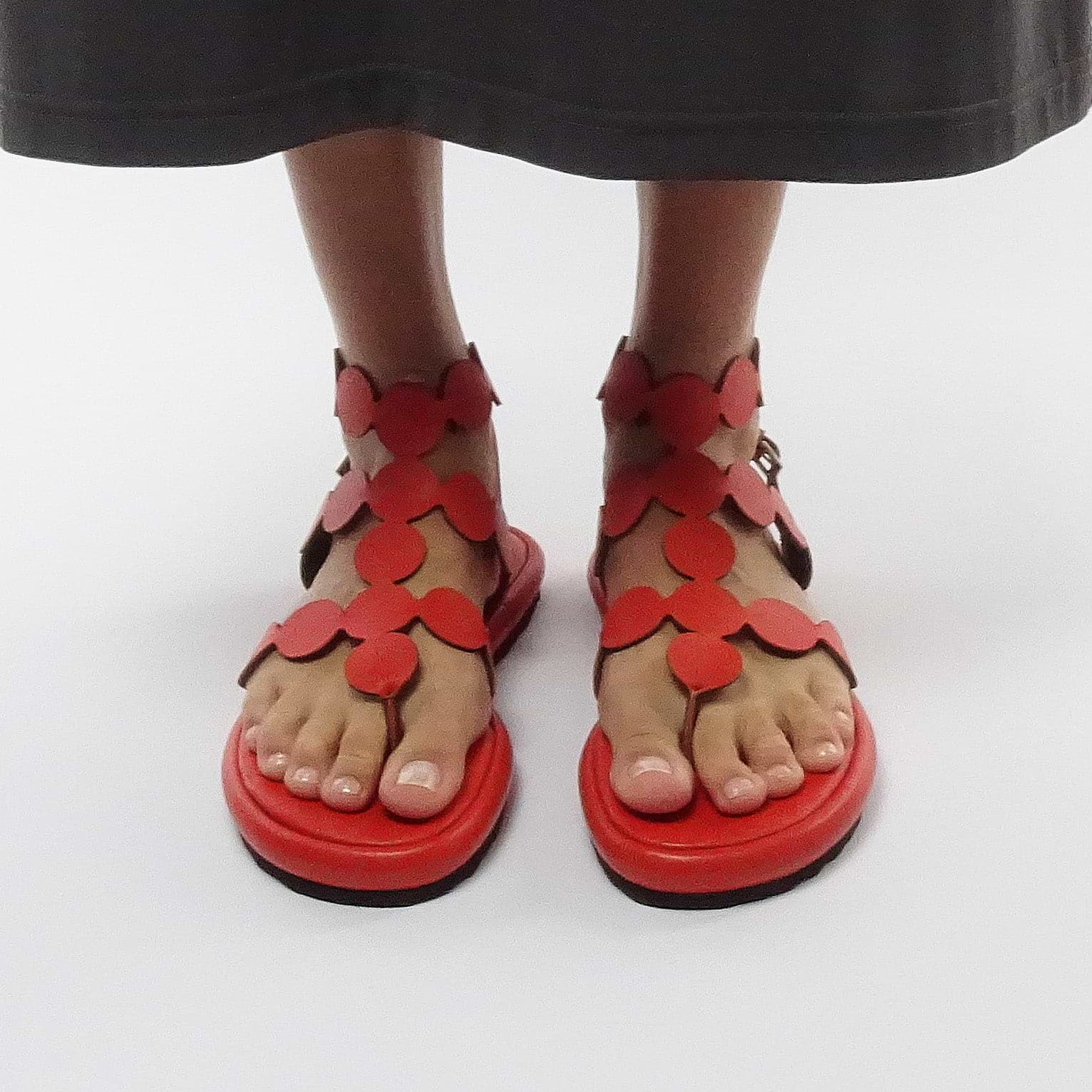 Pierre Hardy ANTIC BULLES SANDAL, sun calfskin, vue 5