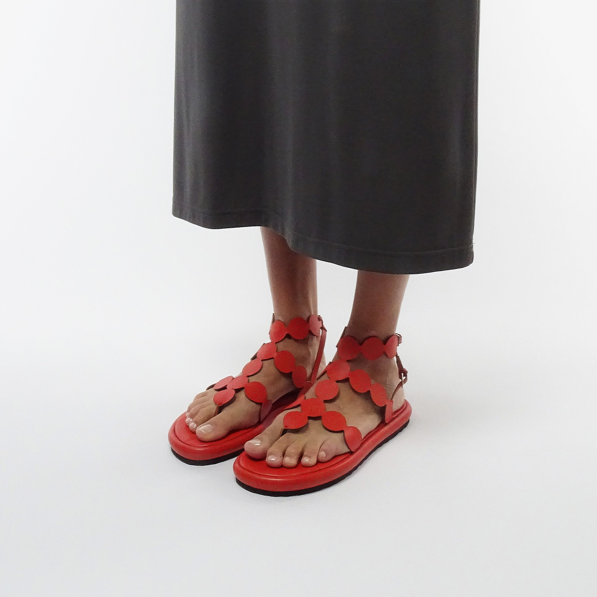 Pierre Hardy ANTIC BULLES SANDAL, sun calfskin, vue 4