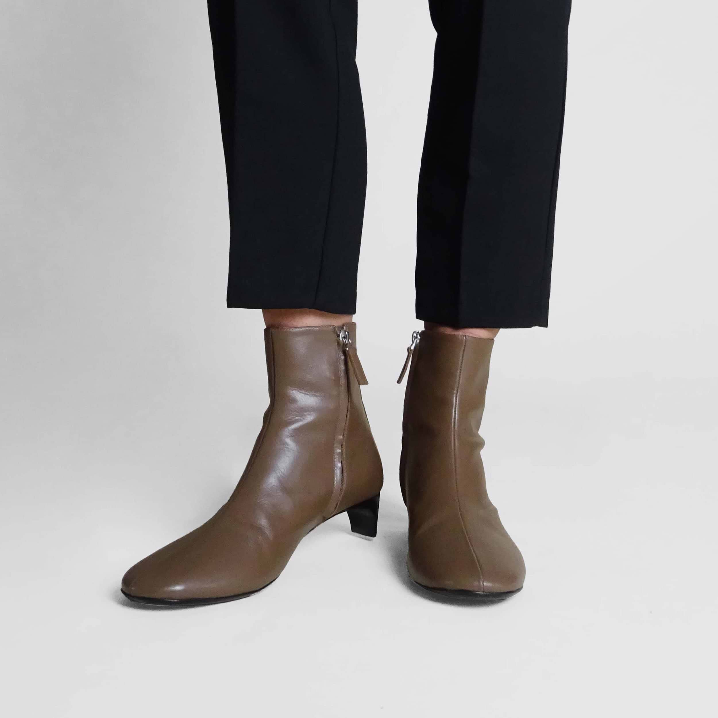 Pierre Hardy BOTTINES CLAUDE, cuir de veau camel, vue 3
