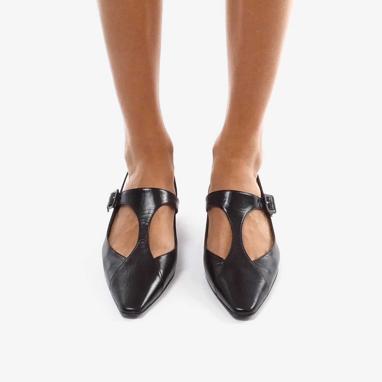 Pierre Hardy ESCARPIN SLINGBACK EDDIE, cuir de chevreau noir, vue 6