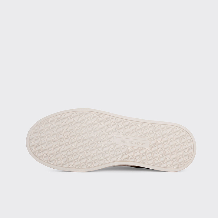 Pierre Hardy BASKETS SLIDER, cuir de chèvre grainé camel et noir, vue 5