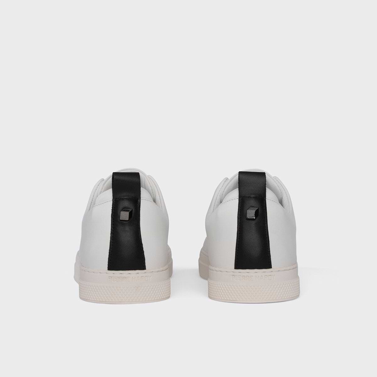 Pierre Hardy BASKETS SLIDER, cuir de veau blanc et noir, vue 7