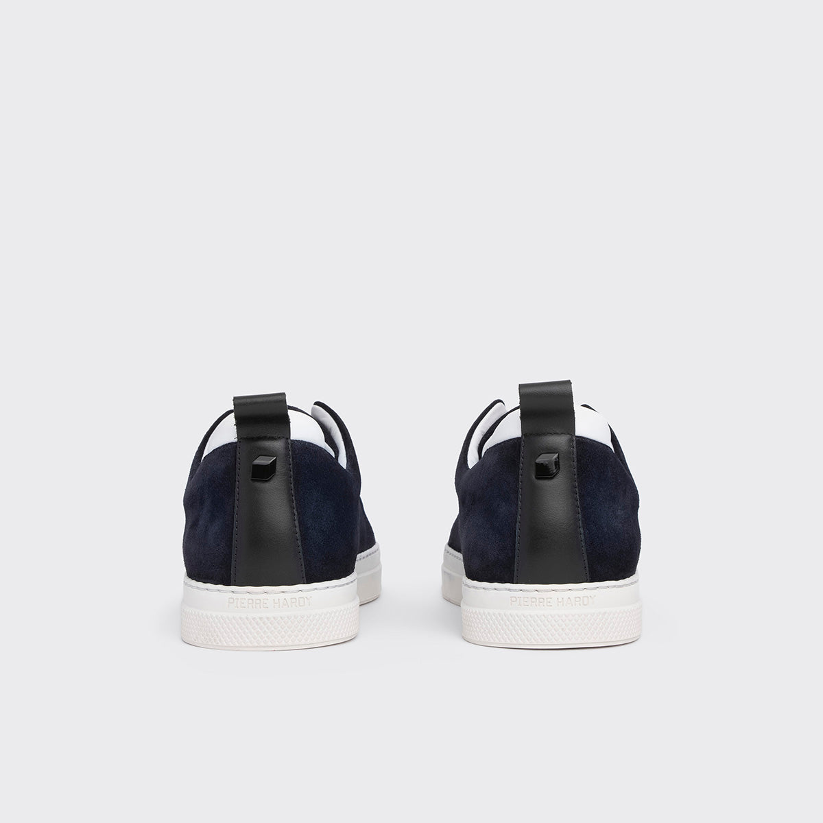 Pierre Hardy SLIDER SNEAKERS, cuir de veau velours bleu marine, vue 5
