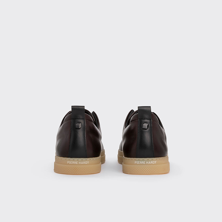 Pierre Hardy BASKETS SLIDER, cuir de veau bordeaux, vue 9