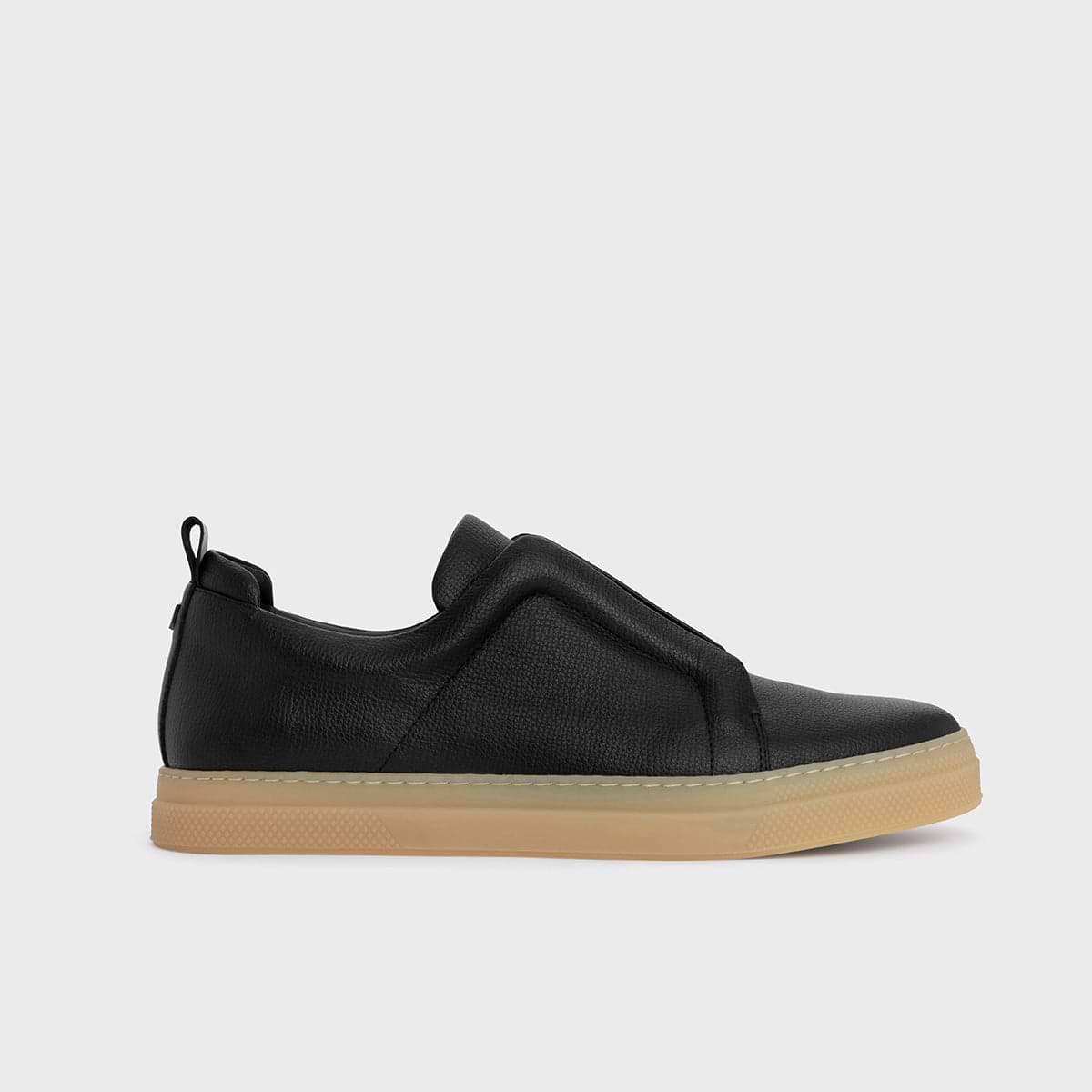 Pierre Hardy BASKETS SLIDER, cuir de veau grainé noir