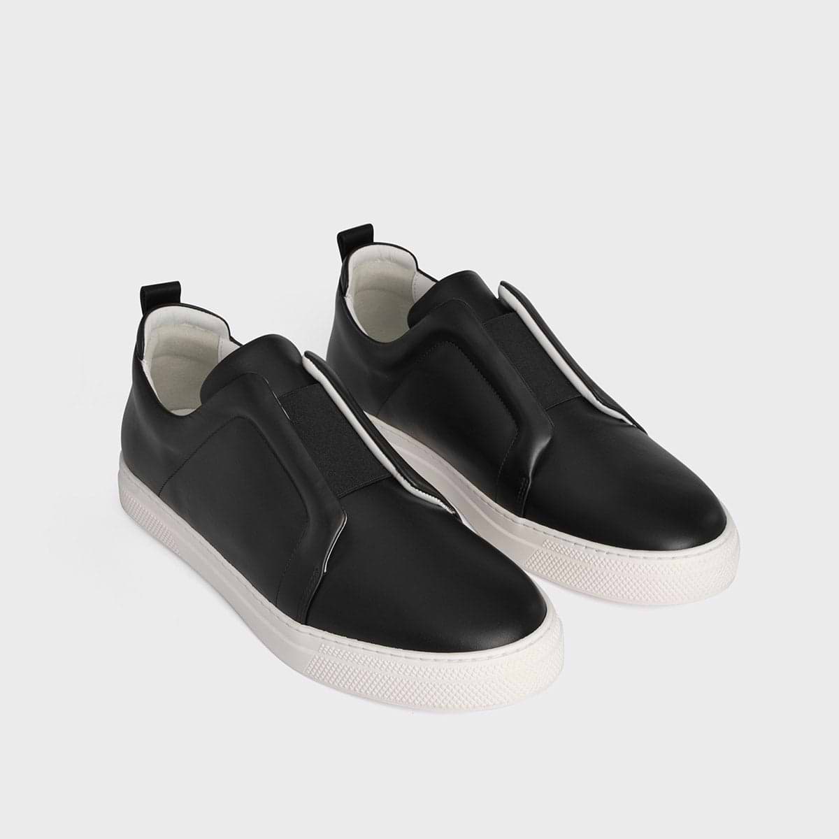 Pierre Hardy BASKETS SLIDER, cuir de veau noir, vue 7
