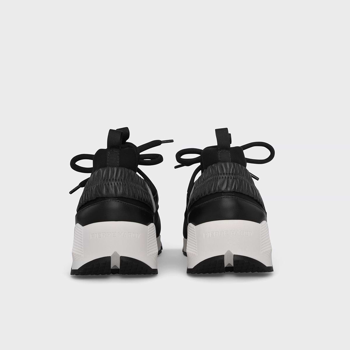 Pierre Hardy BASKETS TREK COMET, néoprène noir avec empiècements en cuir de veau noir, vue 6