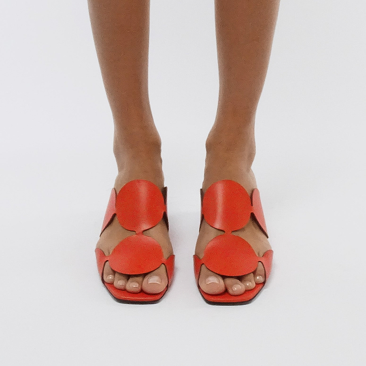 Pierre Hardy BULLES HEELED MULE, sun kidskin, vue 5