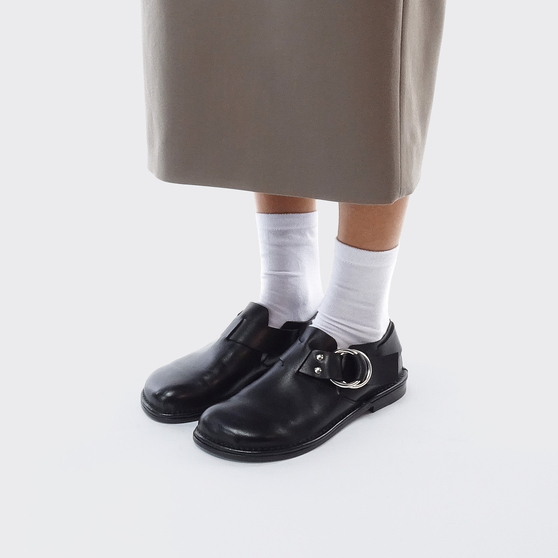 Pierre Hardy MOCASSIN NIRVANA, cuir de veau noir, vue 3
