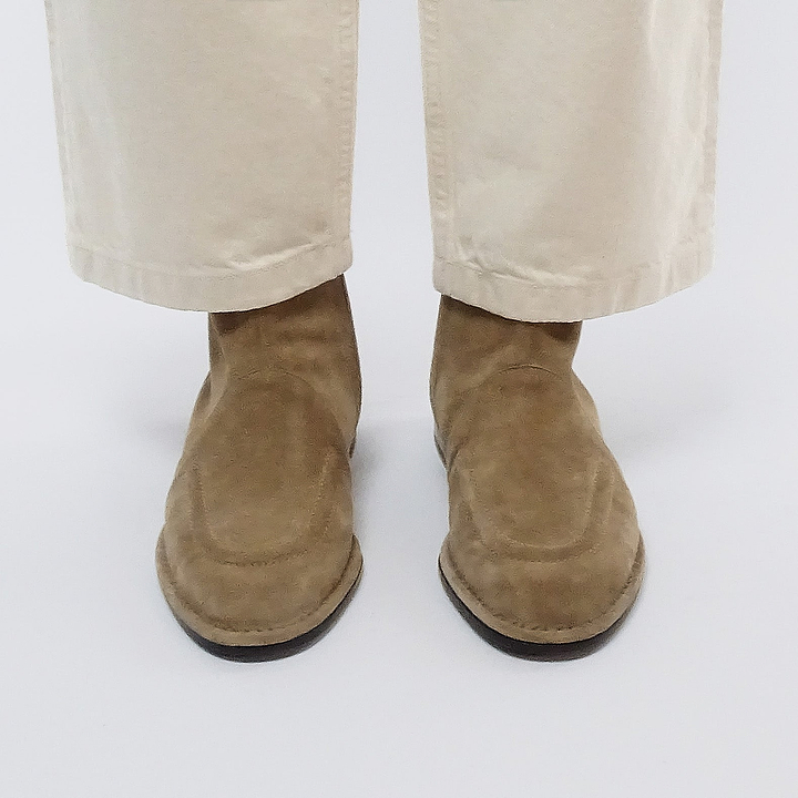 Pierre Hardy BOTTINES NOTO, veau velours sable, vue 4