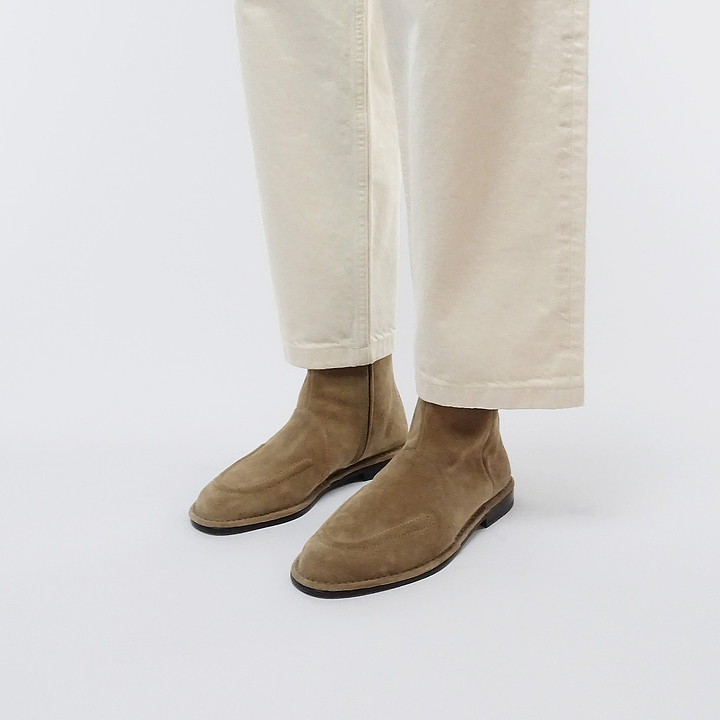 Pierre Hardy BOTTINES NOTO, veau velours sable, vue 3
