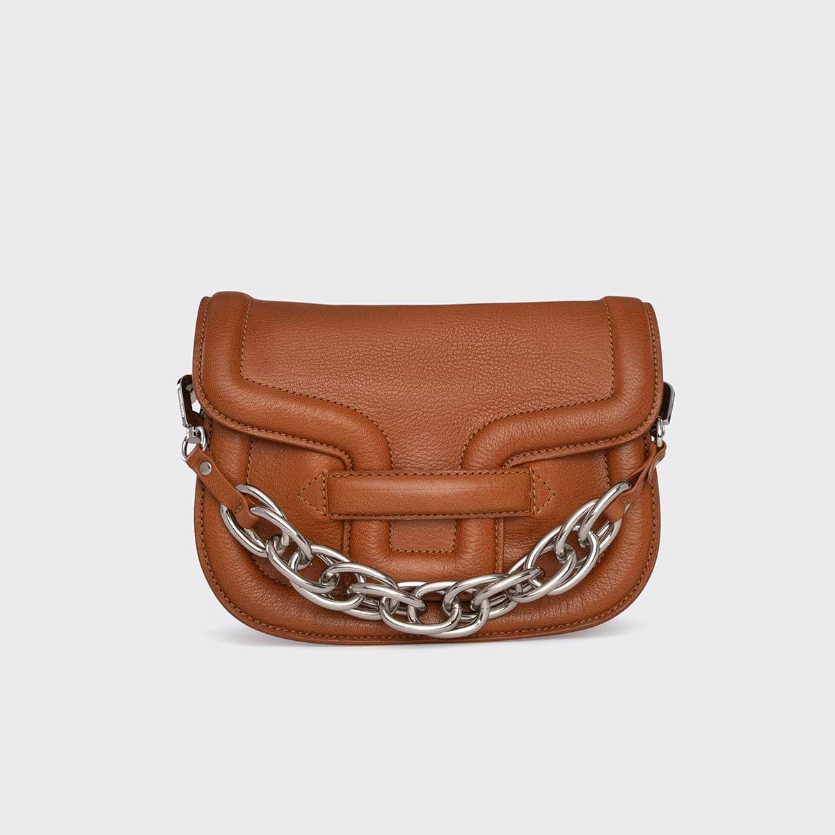 Pierre Hardy SAC MINI ALPHAVILLE, cuir de chèvre grainé camel, vue 7